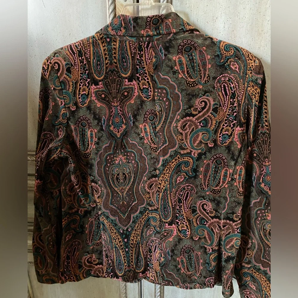 Script Vibrant Paisley Jacket - Picture 6 of 7